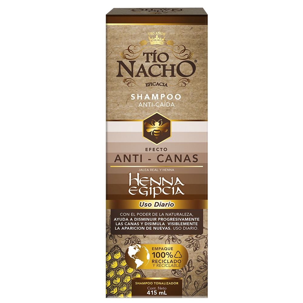 Shampoo Tío Nacho Anticanas - Frasco 415 ML